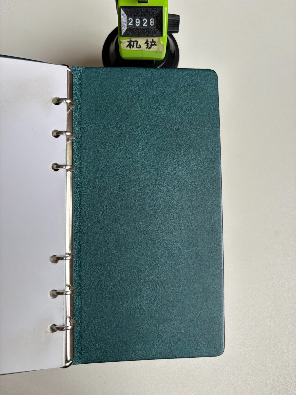 A6 Pueblo Leather 6-Ring Binder Notebook