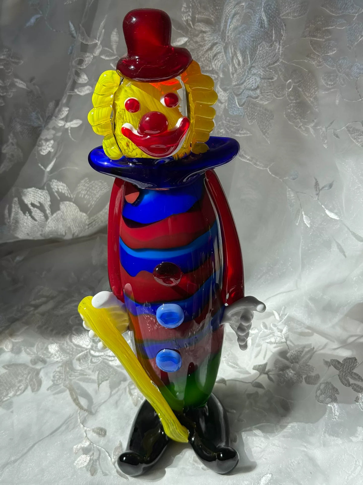 Vintage italienische Murano-Glas-Clownfiguren