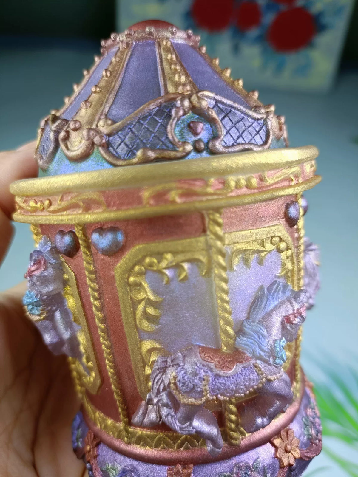 Carousel Horse Decorative Vessel 11 cm