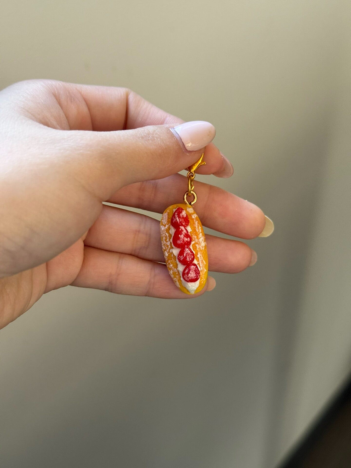Miniature Pastry Charm with Lobster Clasp