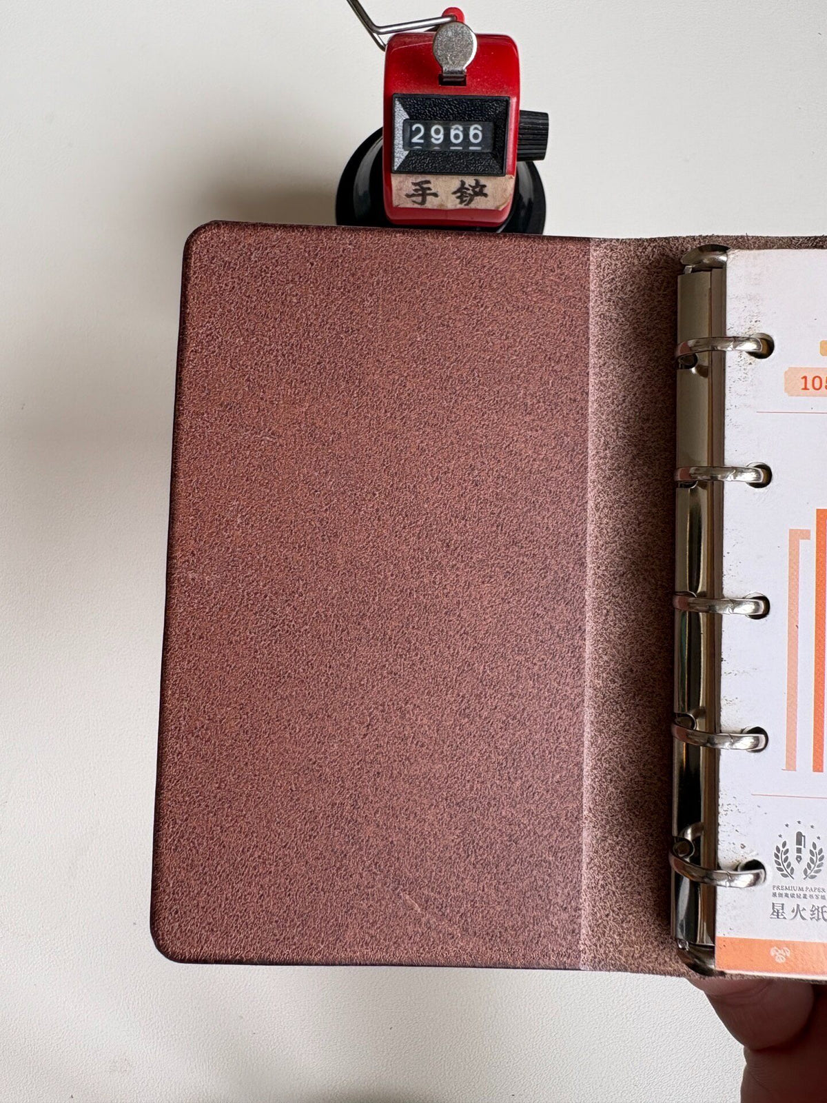 Handmade Buttero Leather M5 Binder Six Ring