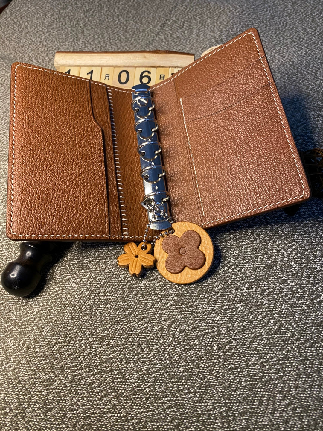 Ostrich and Mbox Leather Journal Cover