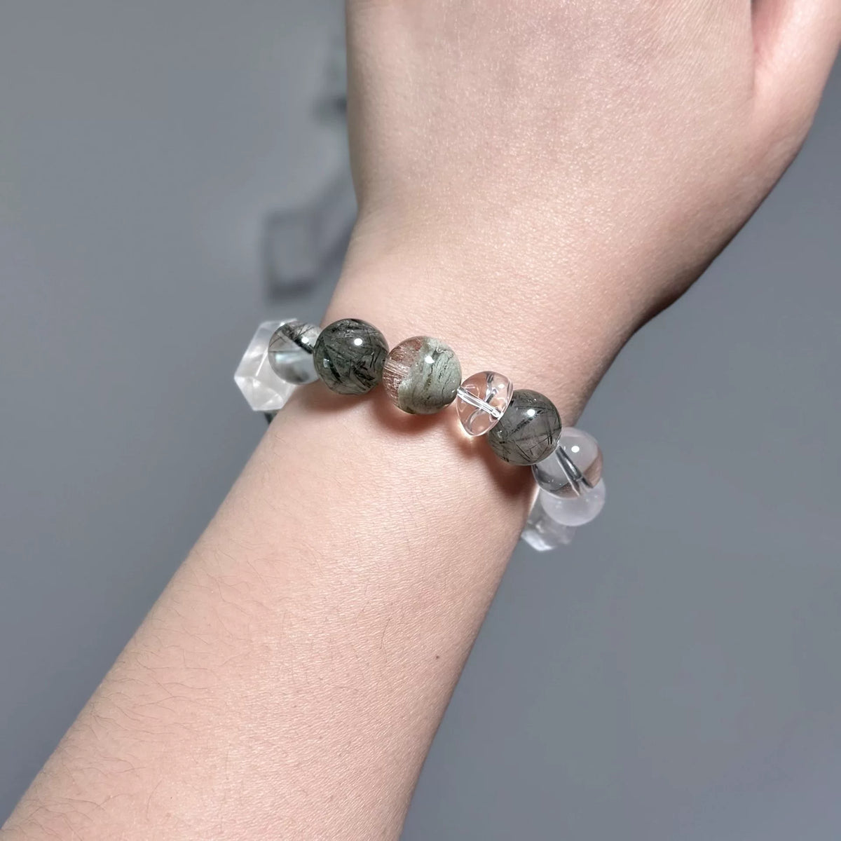 Mixed Gemstone Crystal Bead Bracelet