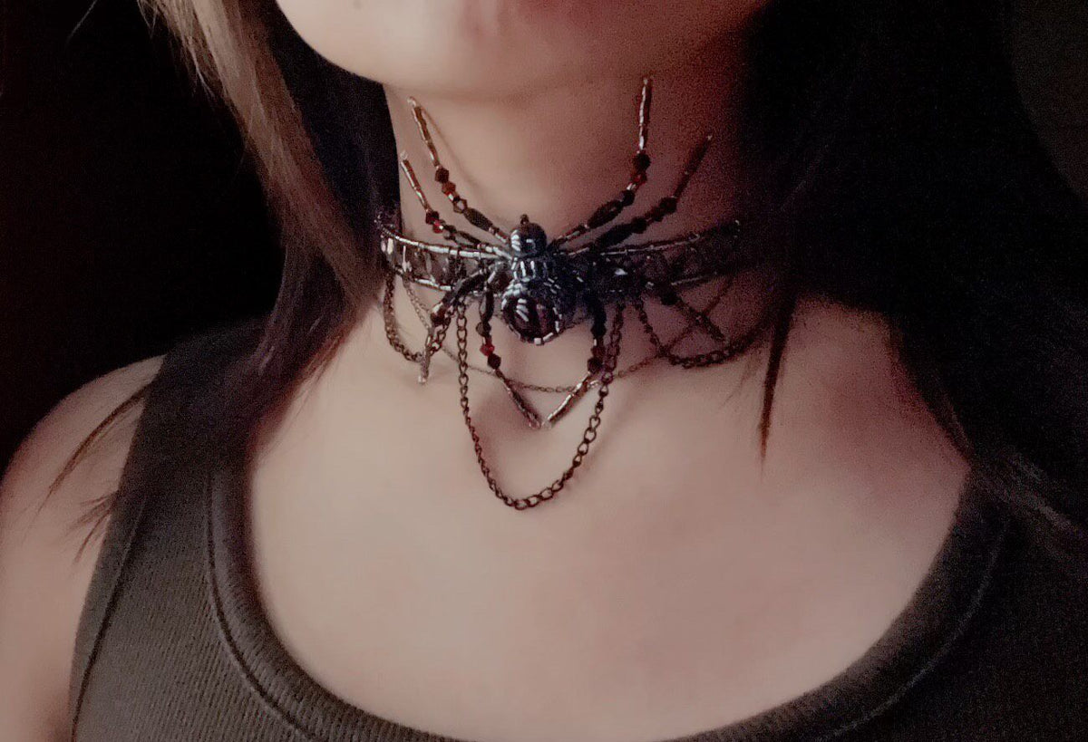Villain Invitations Spider Arm Cuff Choker