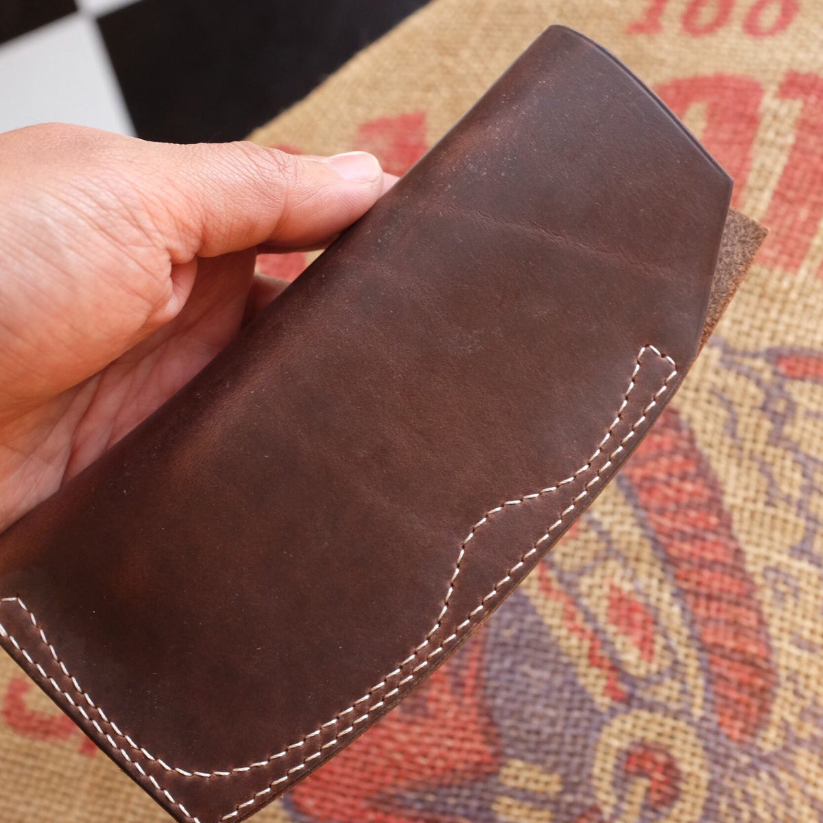 Handcrafted Leather Eyewear Case Horween