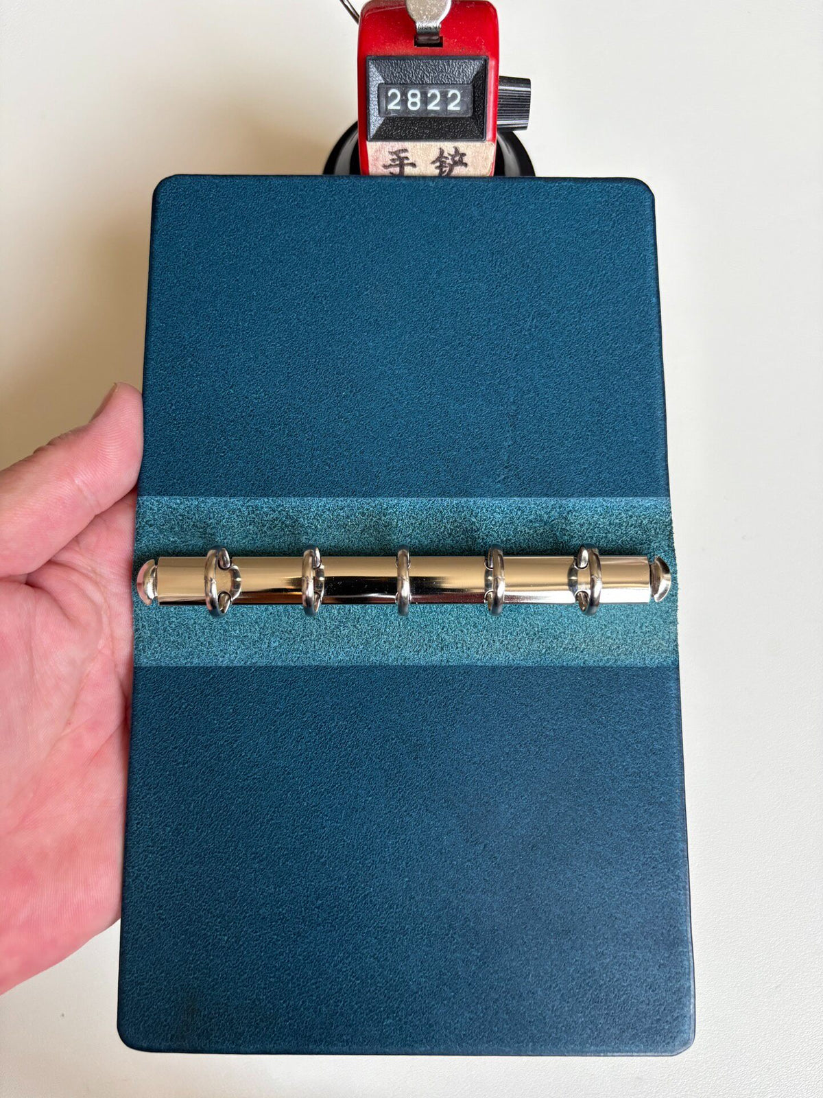 Handmade Leather Binder M5 Ring 74 Rings