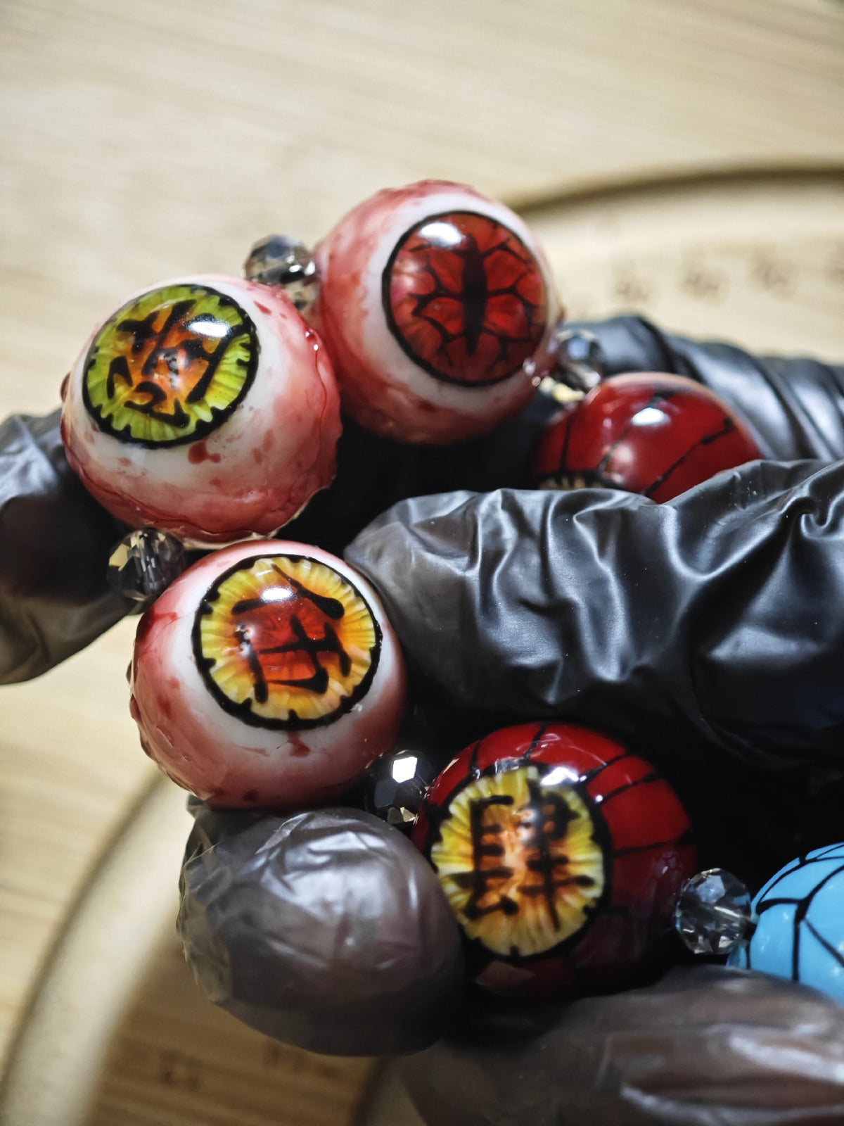 Demon Slayer Eyeball Resin Bracelet 2cm