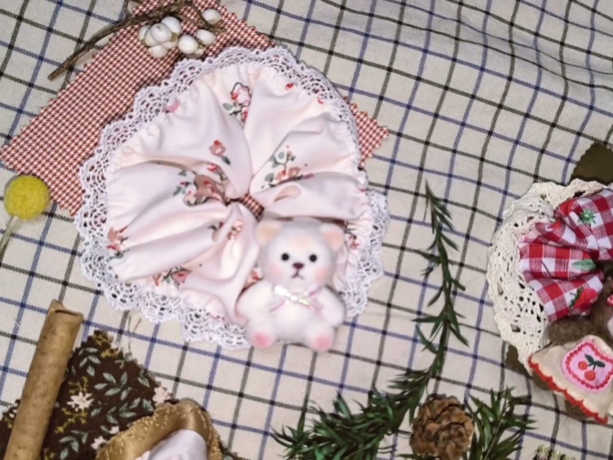 Lolita Witte Konijn Scrunchie van Wolvilt