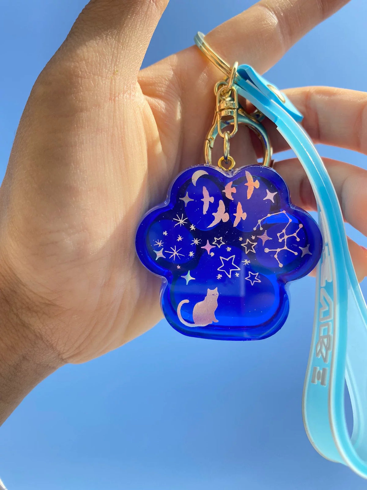 Hars Kattenpenhanger Blauw Celestial