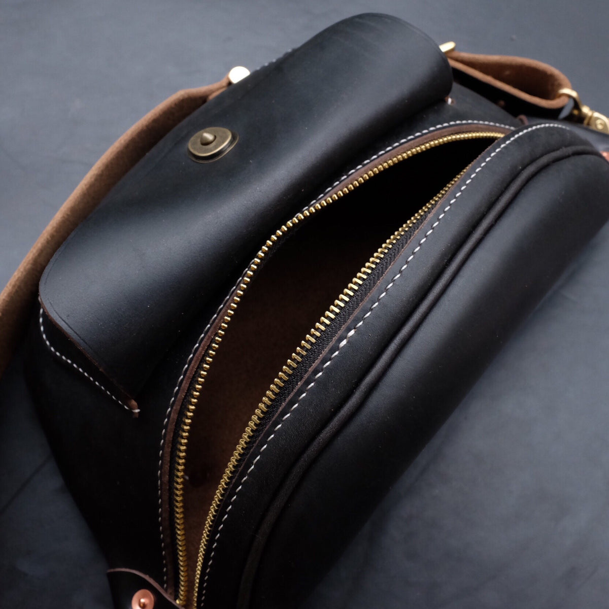 Horween CXL Leather Large Chest Bag