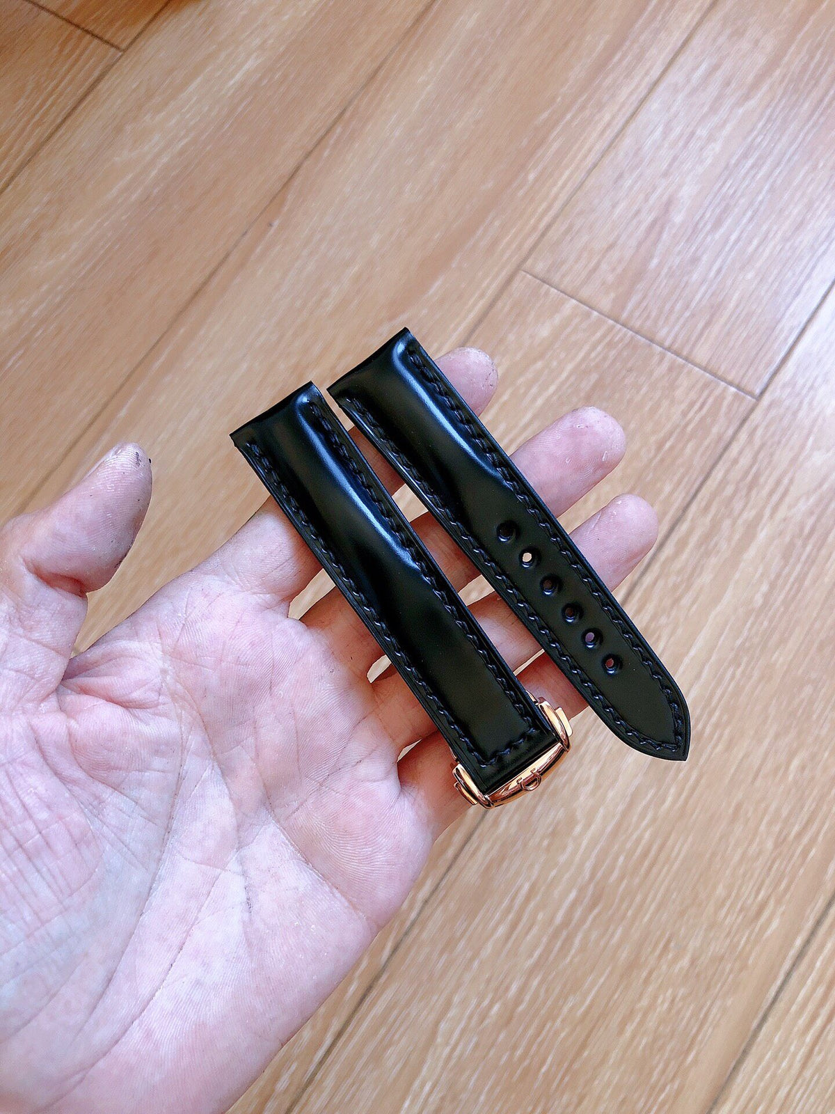 Handcrafted Japanese Horsehide Watch Strap