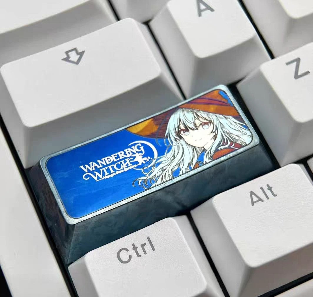 Wandering Witch Elaina Titanium Alloy Keycap