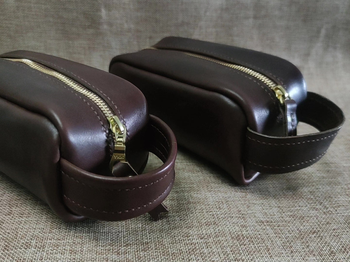 Pojo de Couro Clutch e Bolsa de Ferramentas Artesanal