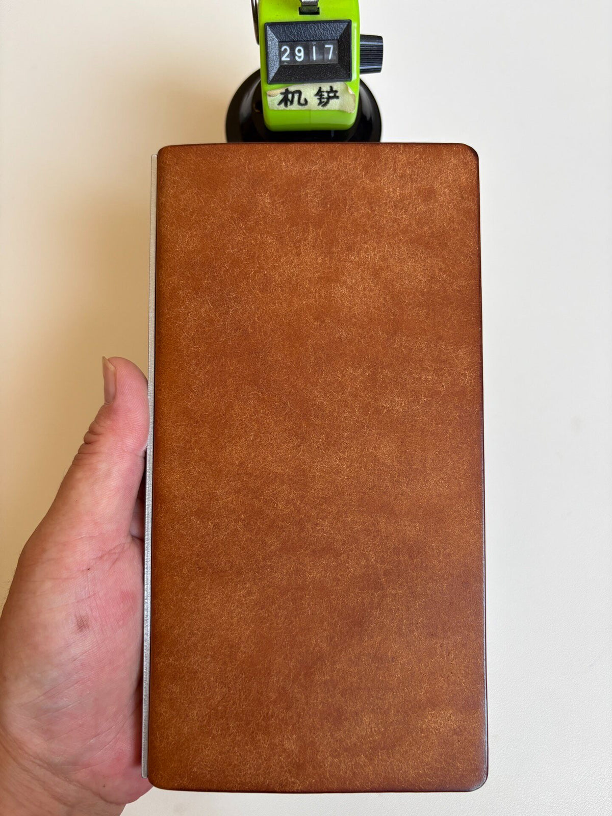 A6 Six-Ring Binder Cover in Pueblo Leather