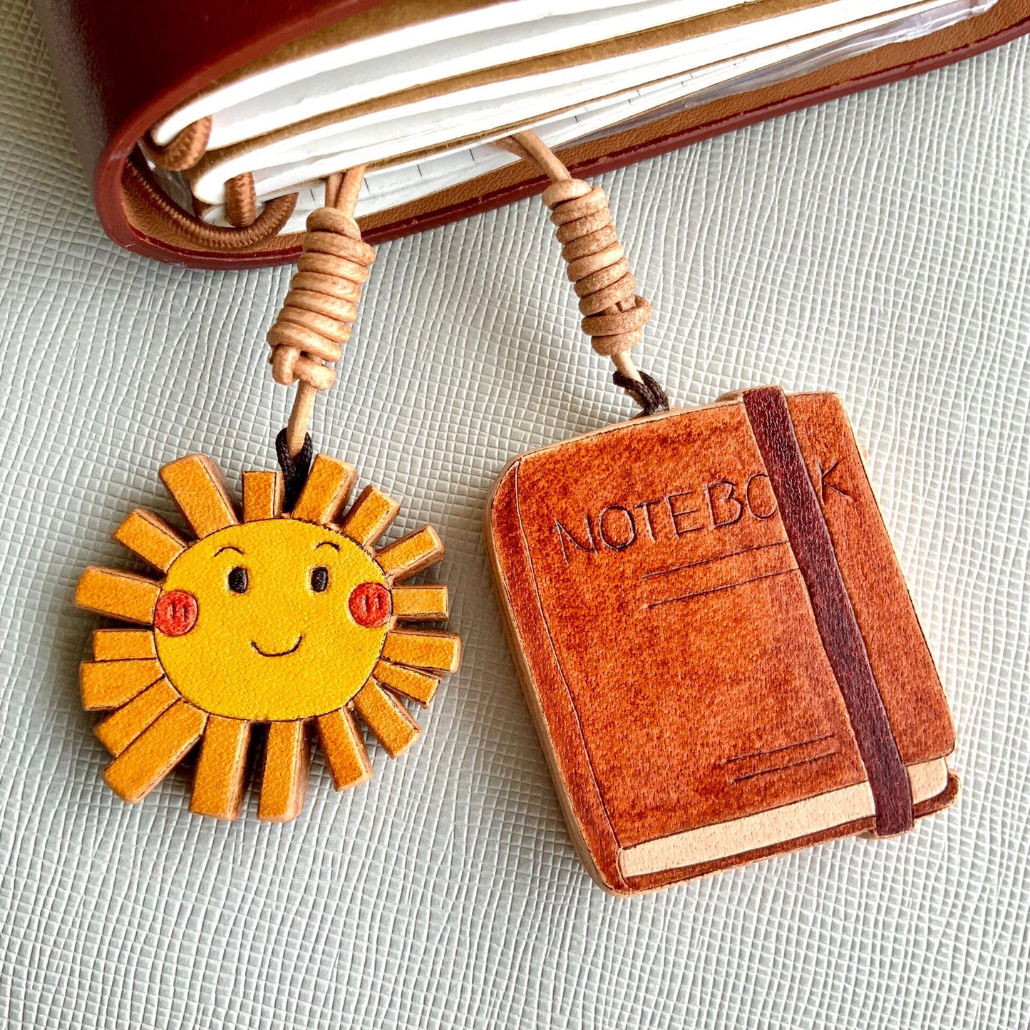 Girl with a Pearl Earring Leather Charm Set