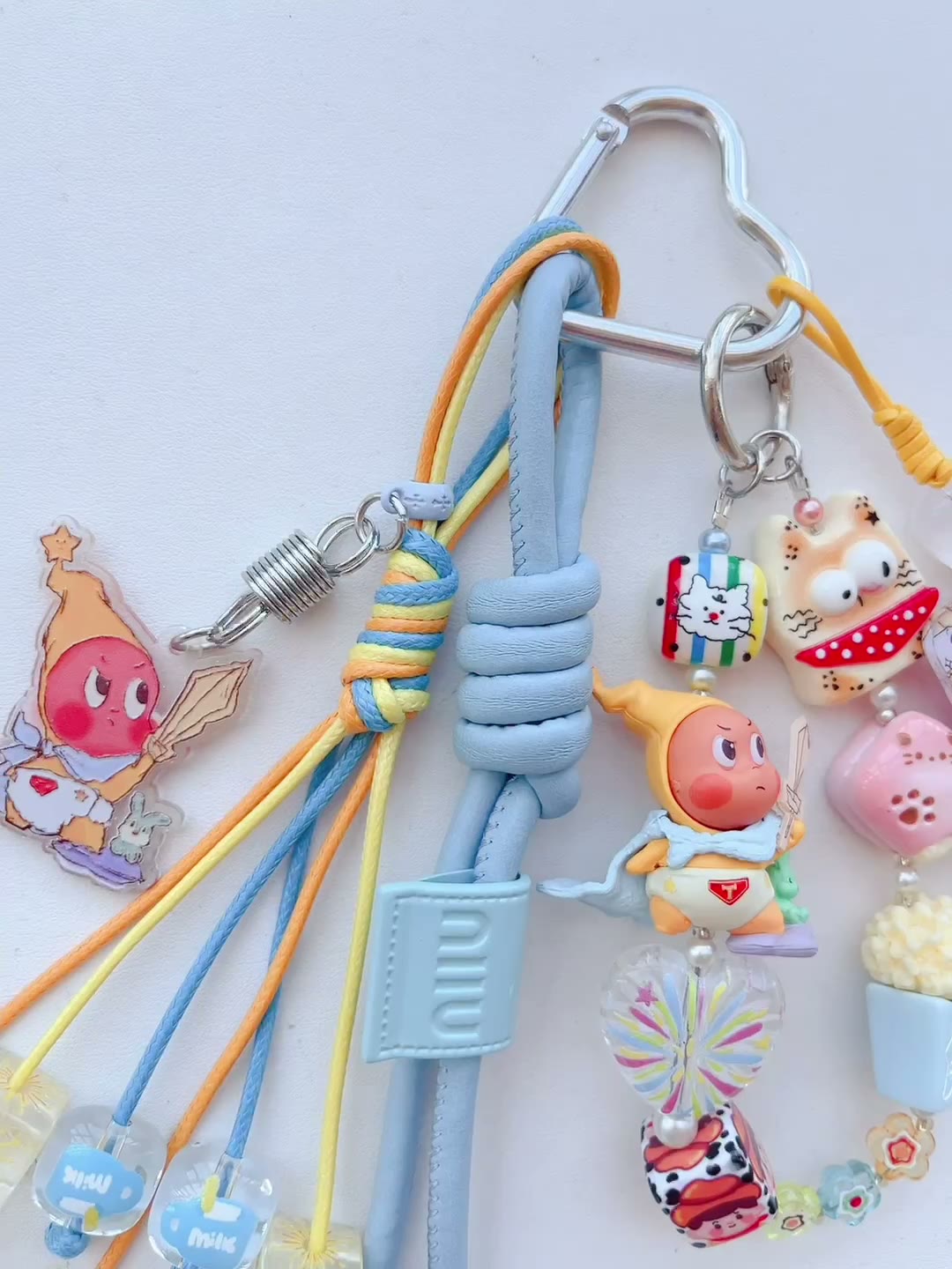 Handcrafted Prince Figure Bag Charm Keychain