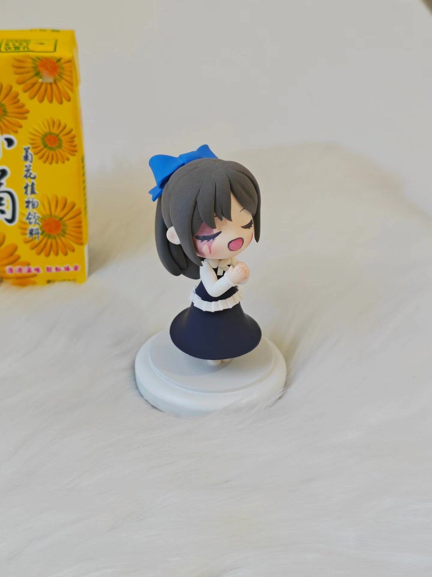 Q-version Clay Figurine 10cm Ultra-lightweight Clay with Resin Clay
