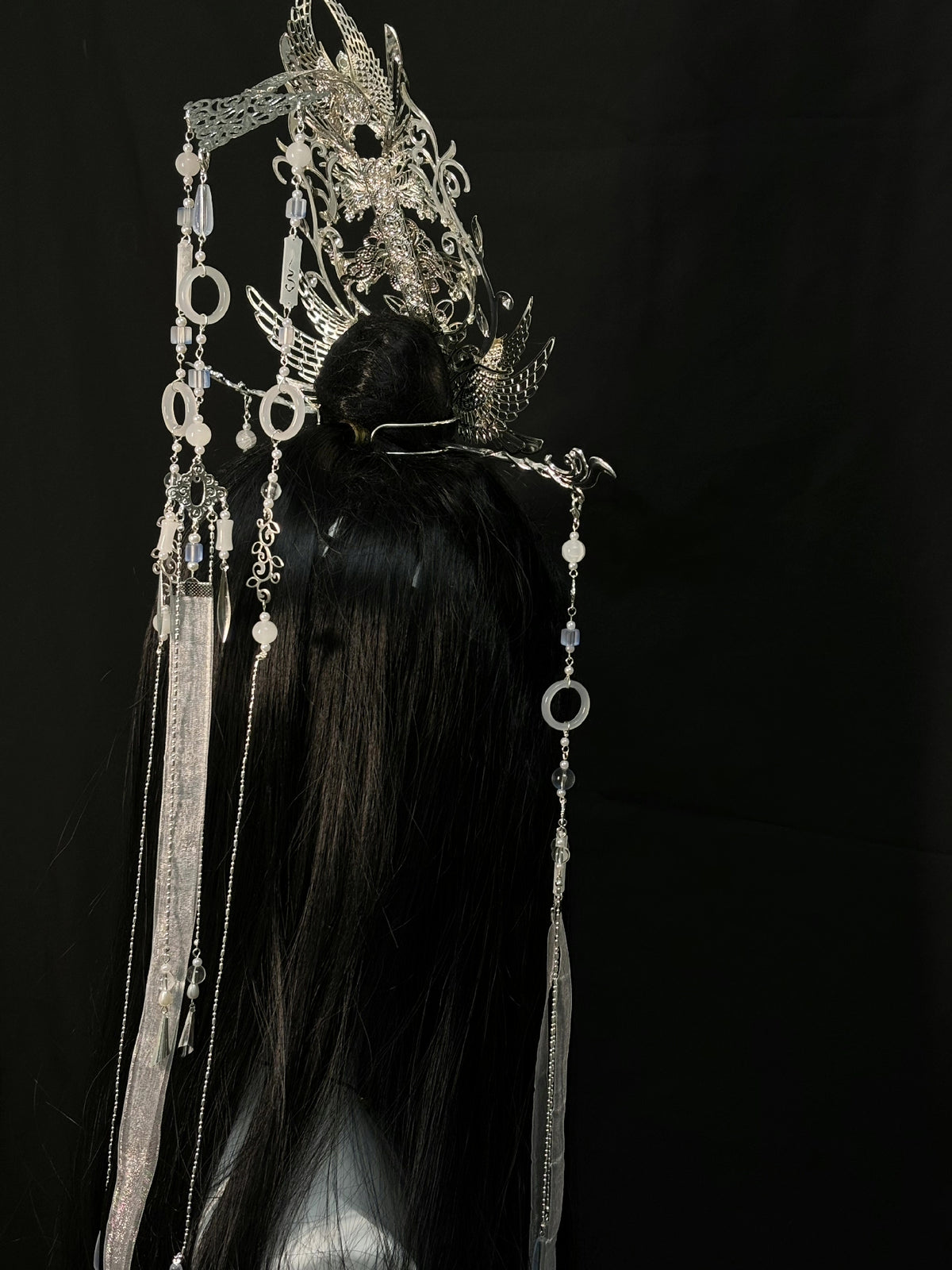 Silver Filigree Master Cosplay Hair Crown