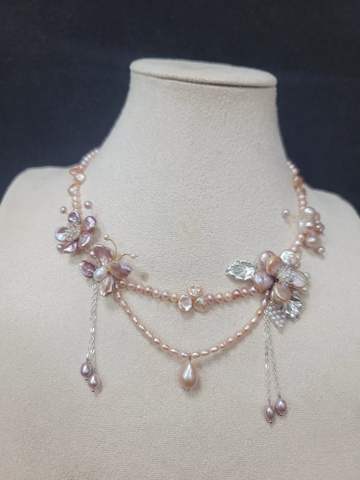Pink Freshwater Pearl Necklace