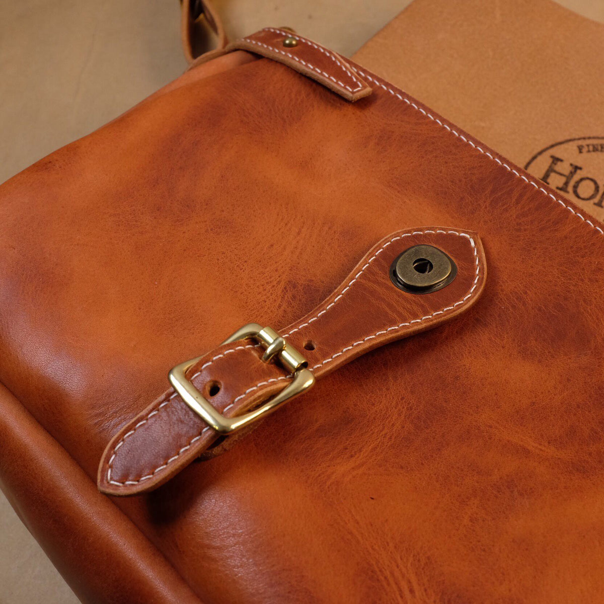 Horween Dublin Leather Messenger Bag
