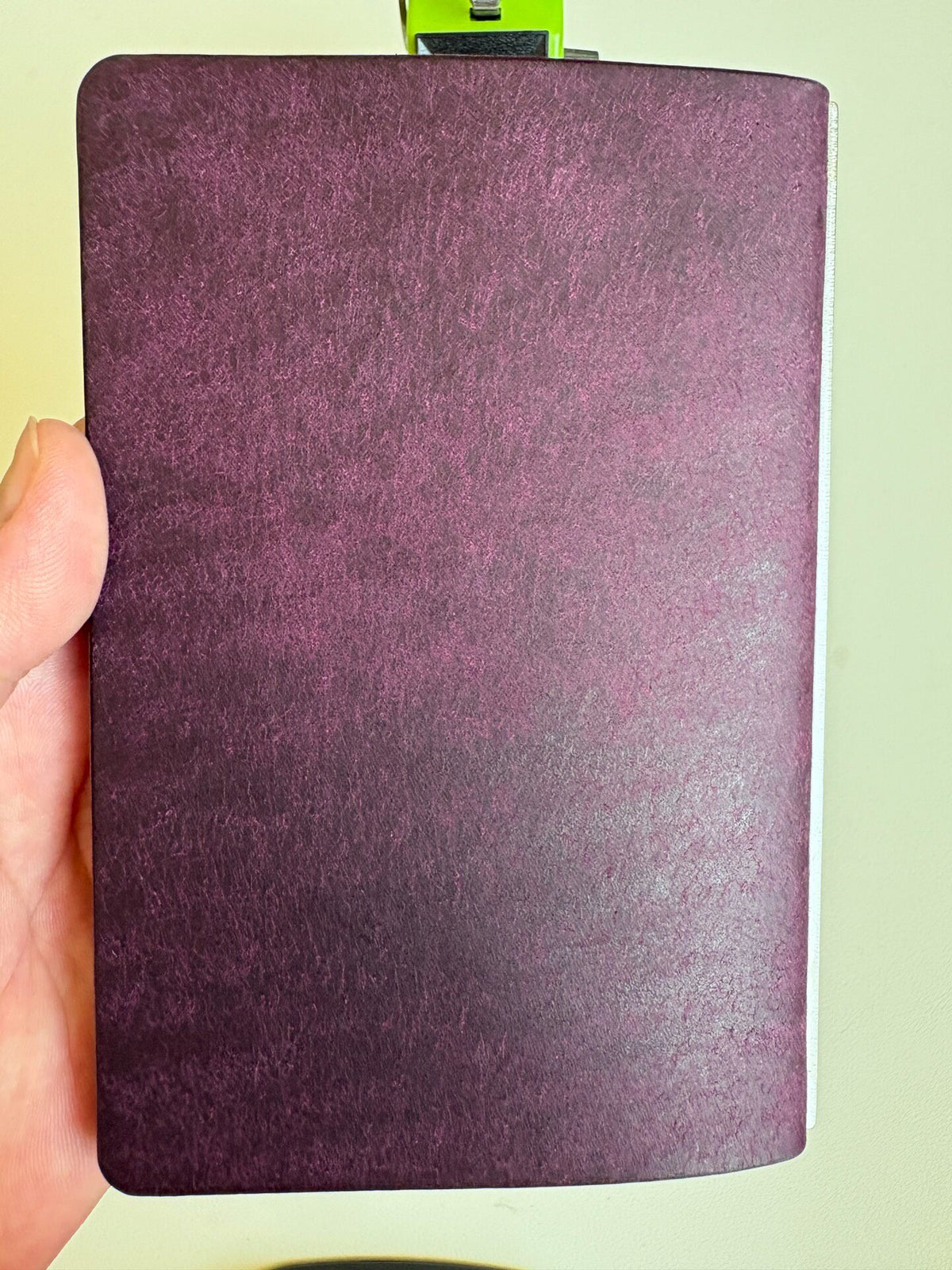 Handcrafted Purple Pueblo Leather A7 Ring Binder