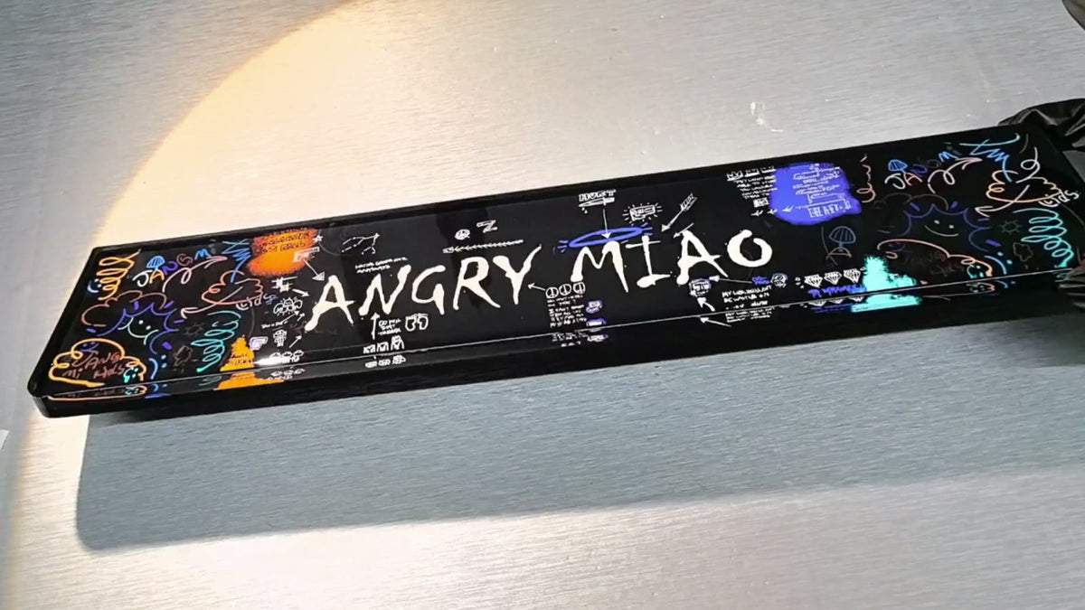 CYBERBOARD R4 Angry Miao Graffiti Keyboard