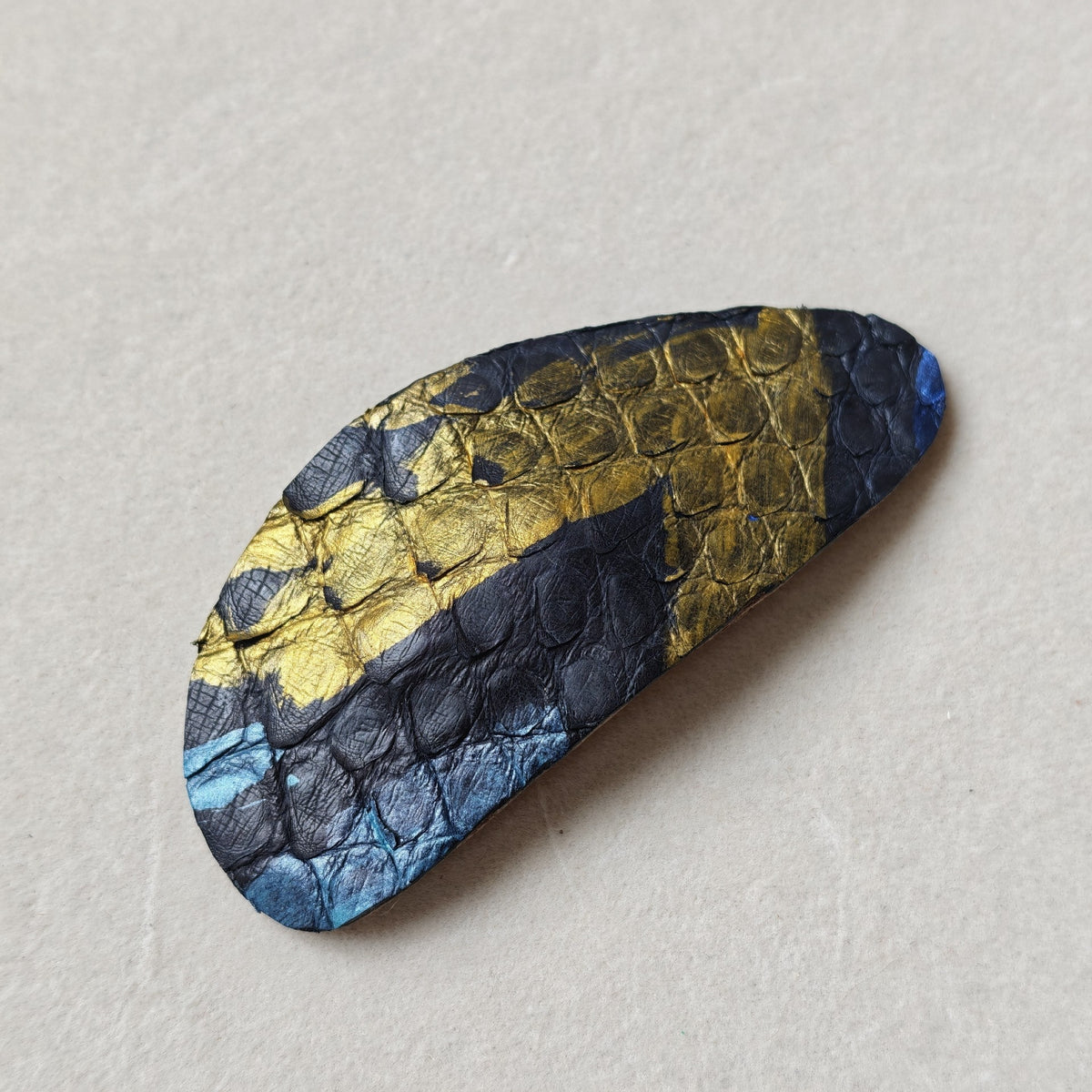 Handmade Snake Skin Dragon Scale Hair Clips