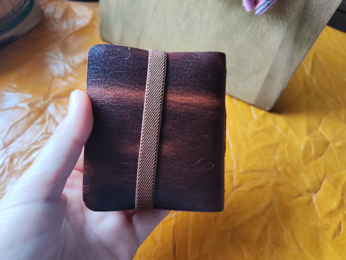 Leather Journal with Kraft Paper Pages