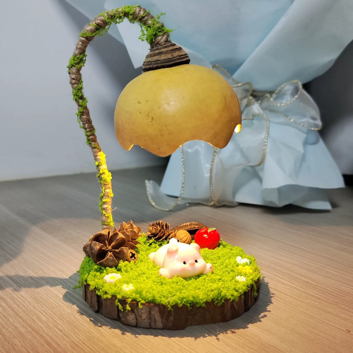 手作りひた瓜と豚のナイトライト