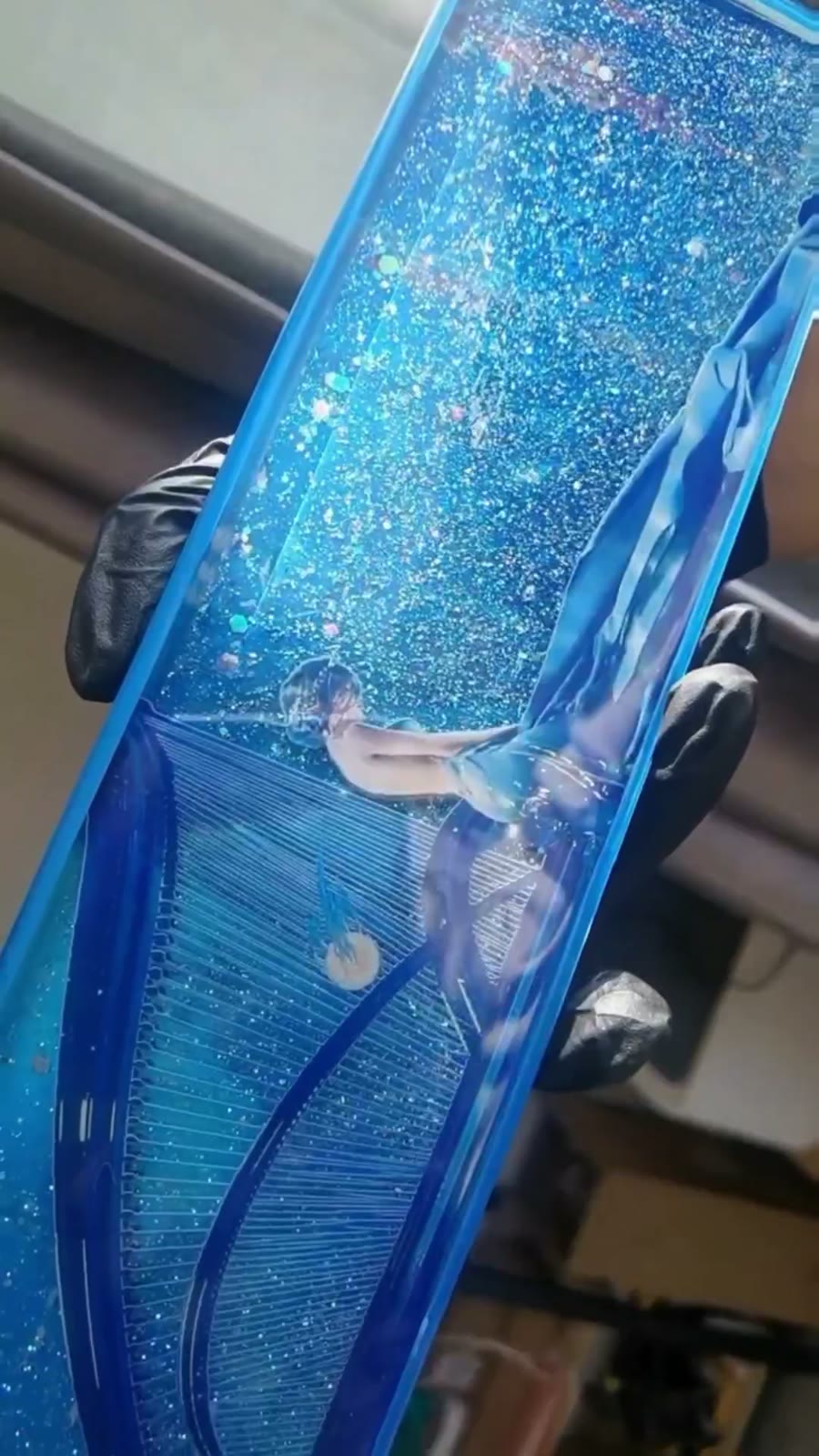 Resin Liquid Flow Keyboard Wrist Rest