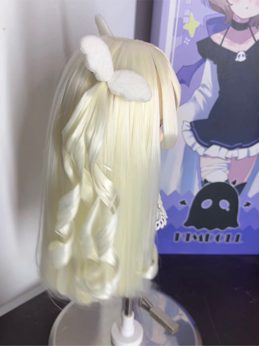 Anime Doll Wig with Wing Ornaments