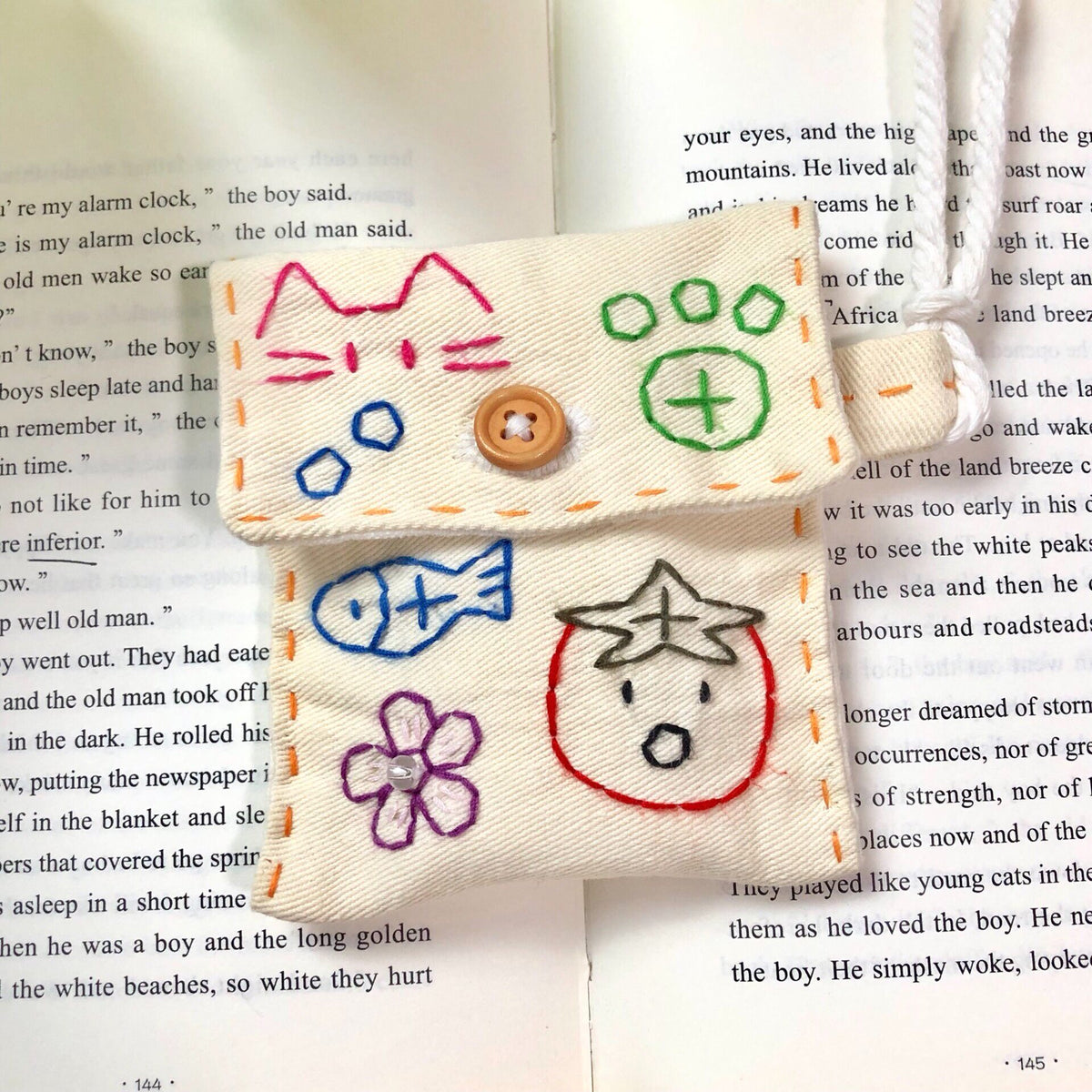 Handmade Cotton Cartoon Coin Purse Pouch