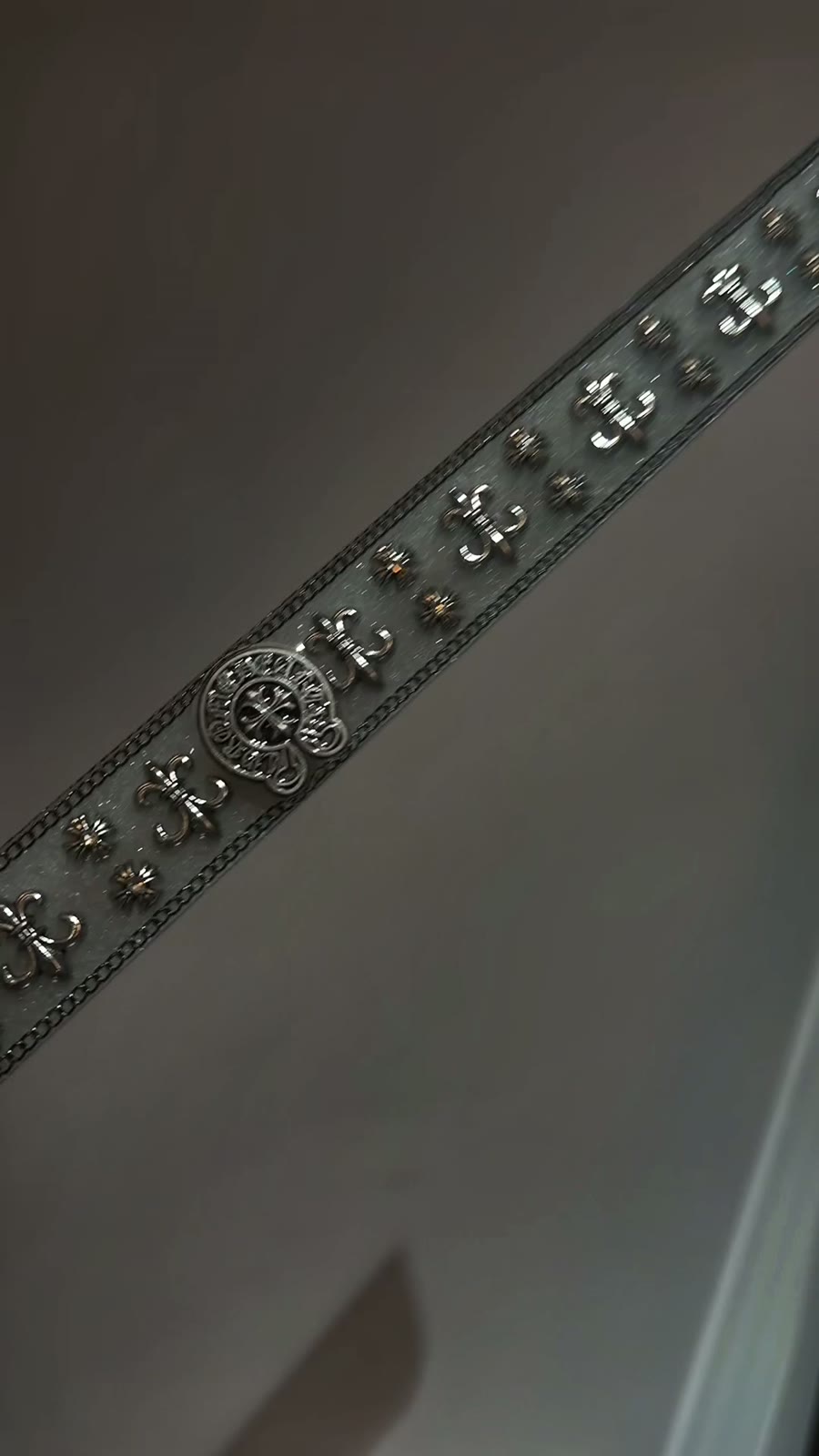 Chrome Hearts Alloy Tag Ruler Glitter