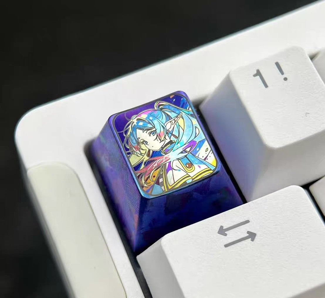 Frieren Titanium Alloy 1u Keycap