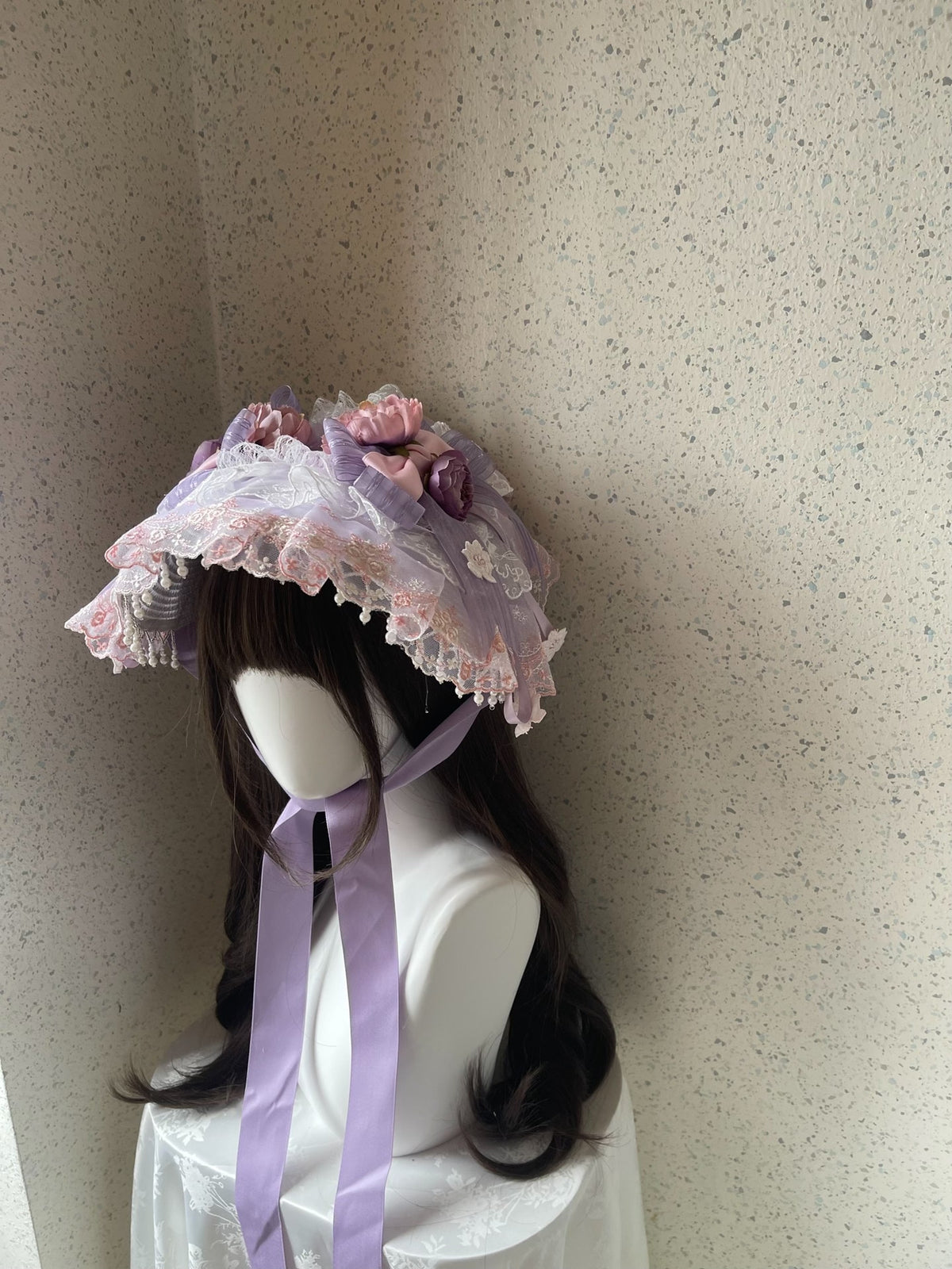 Lace Flat Bonnet Sweet Lolita Headpiece