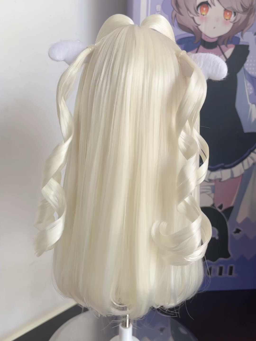 Anime Doll Wig Platinum Blonde