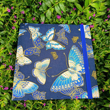 Hand-Stitched Watercolor Sketchbook, 19cm Square, 46 Pages, 300gsm Paper