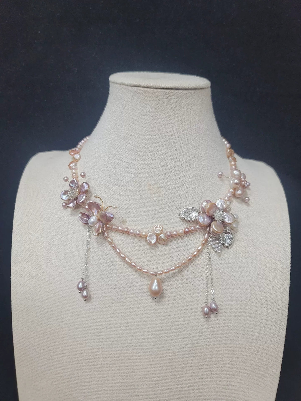 Pink Freshwater Pearl Necklace