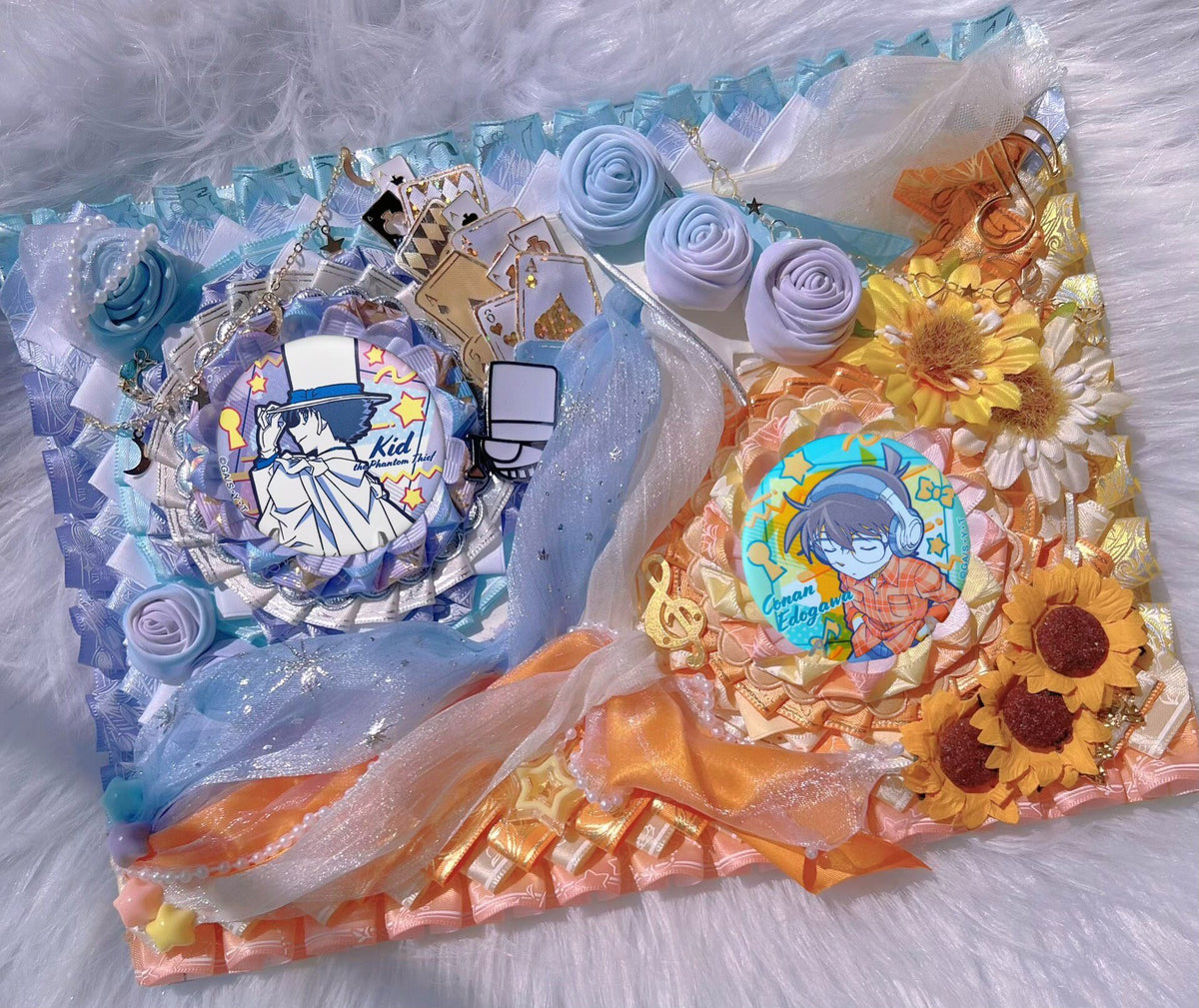Detective Conan Split Color Badge Display Board