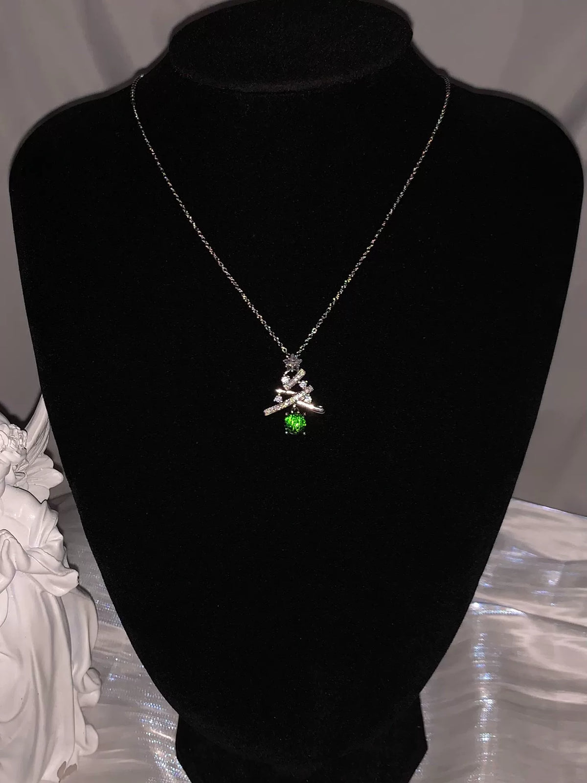 Weihnachtsbaum-Kette mit Kristallk