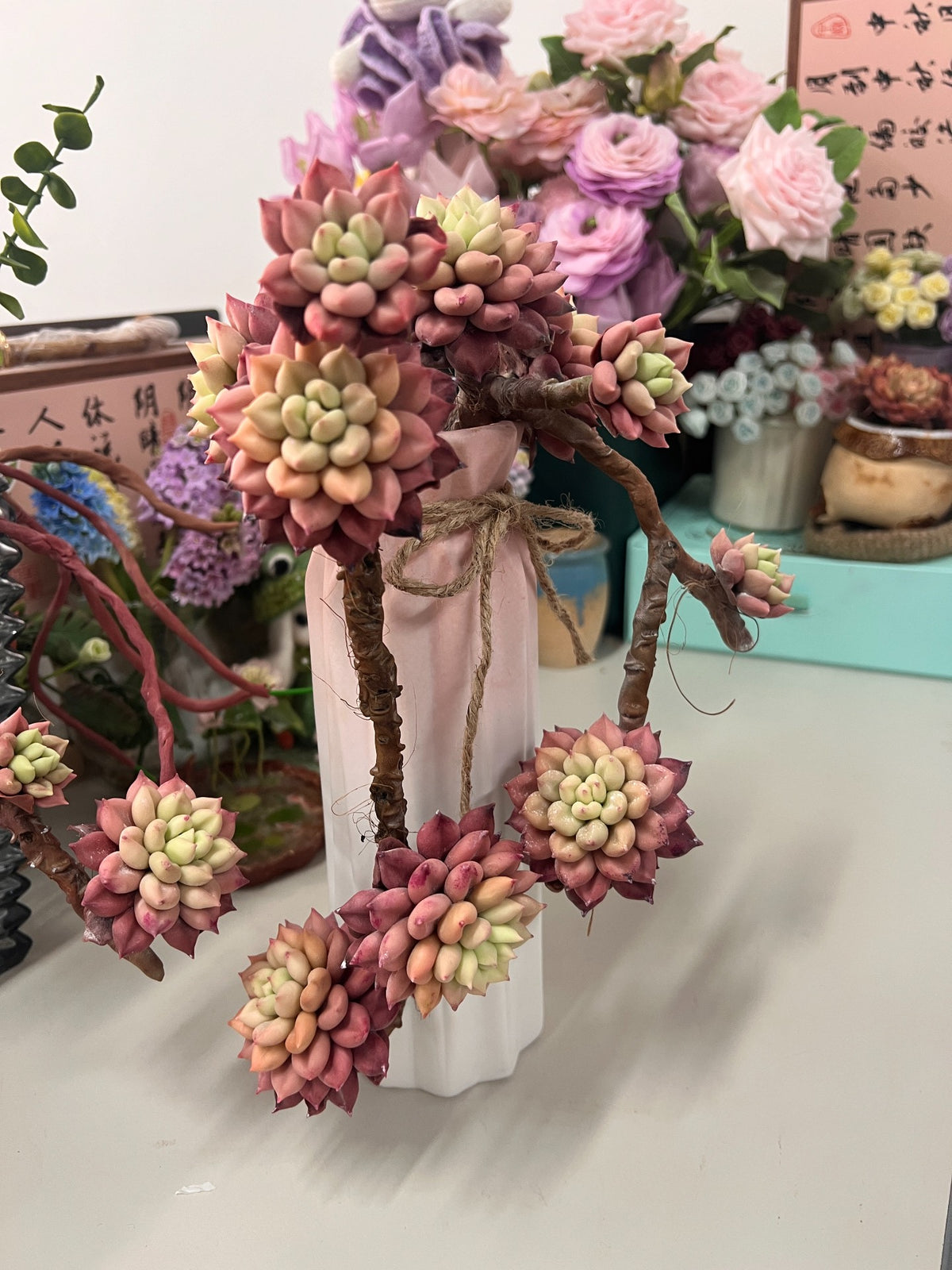 Resin Clay Succulent Handmade Desk Decoration