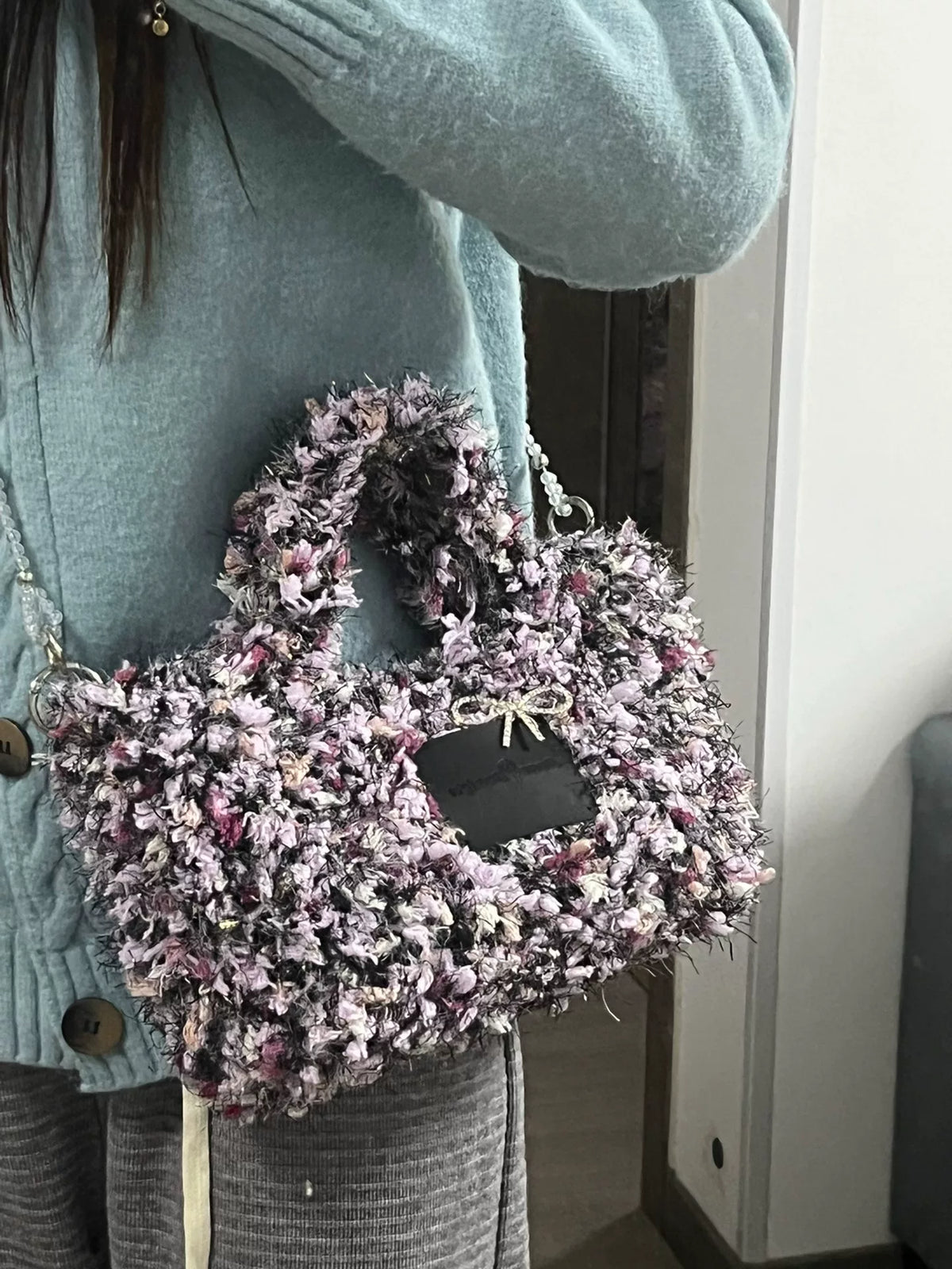 Mala Mole Tufada Floral Lavanda