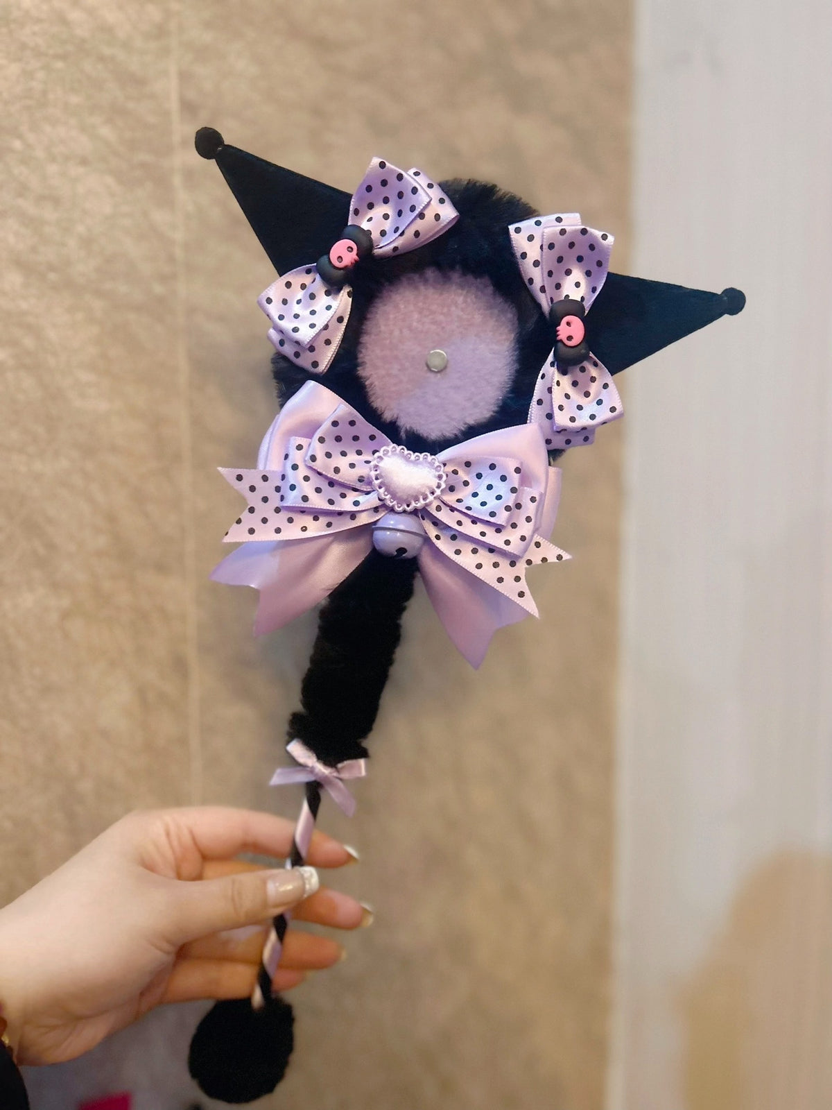 Magic Wand with Plush Ring Head