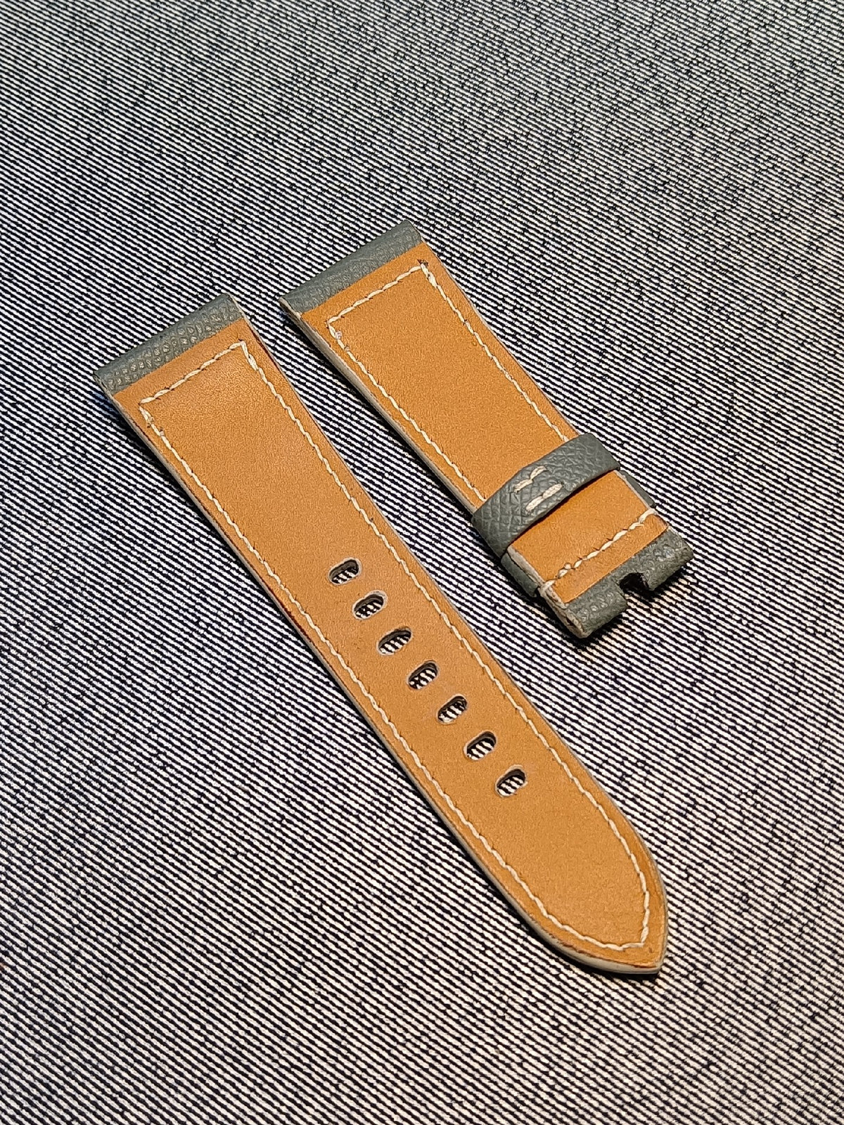 Epsom Leather Watch Strap 26mm to 22mm