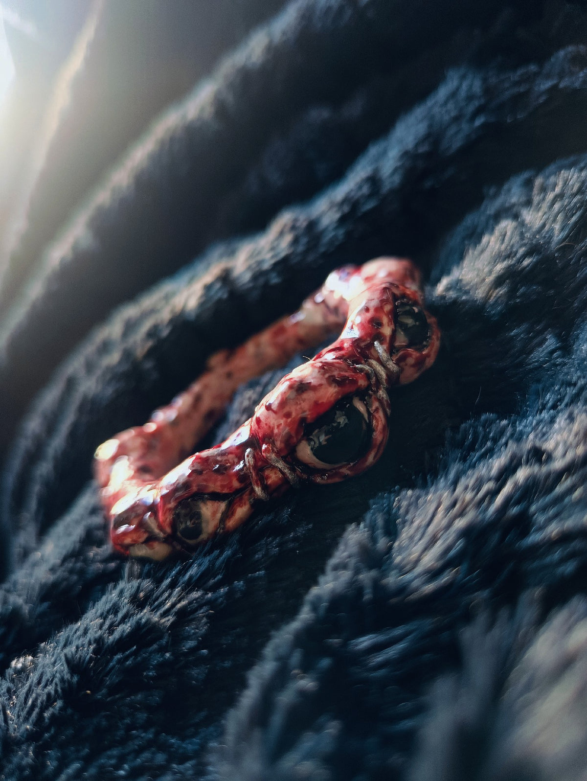 Cthulhu Flesh Eye Bangle Bracelet