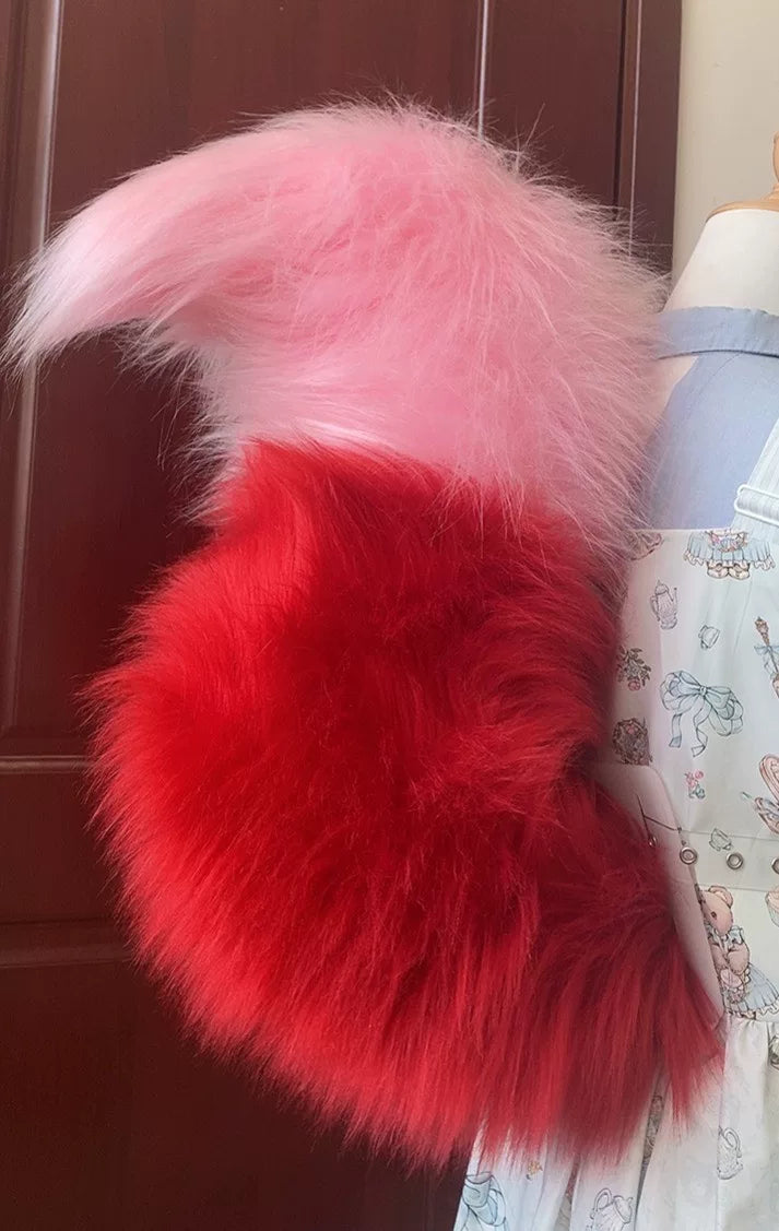 Plush Faux Fur Fox Cosplay Tail