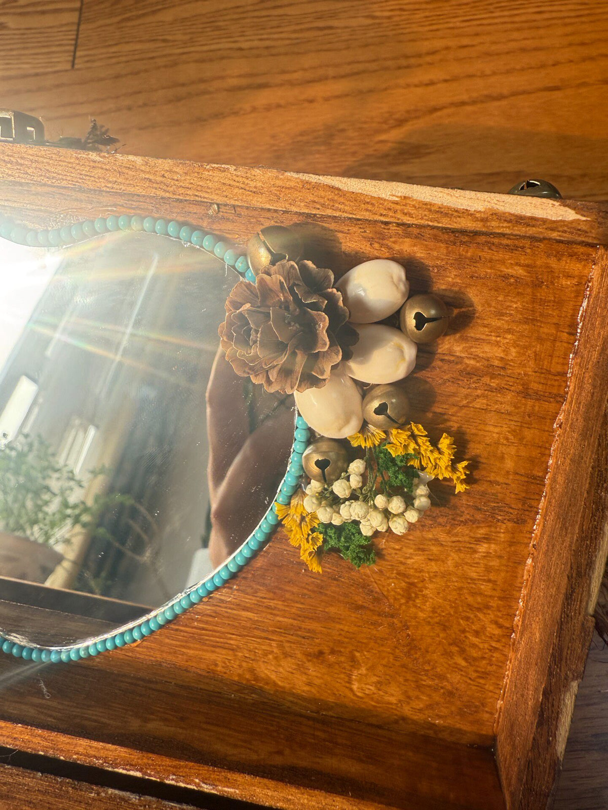 Crystal Seashell Wooden Storage Box