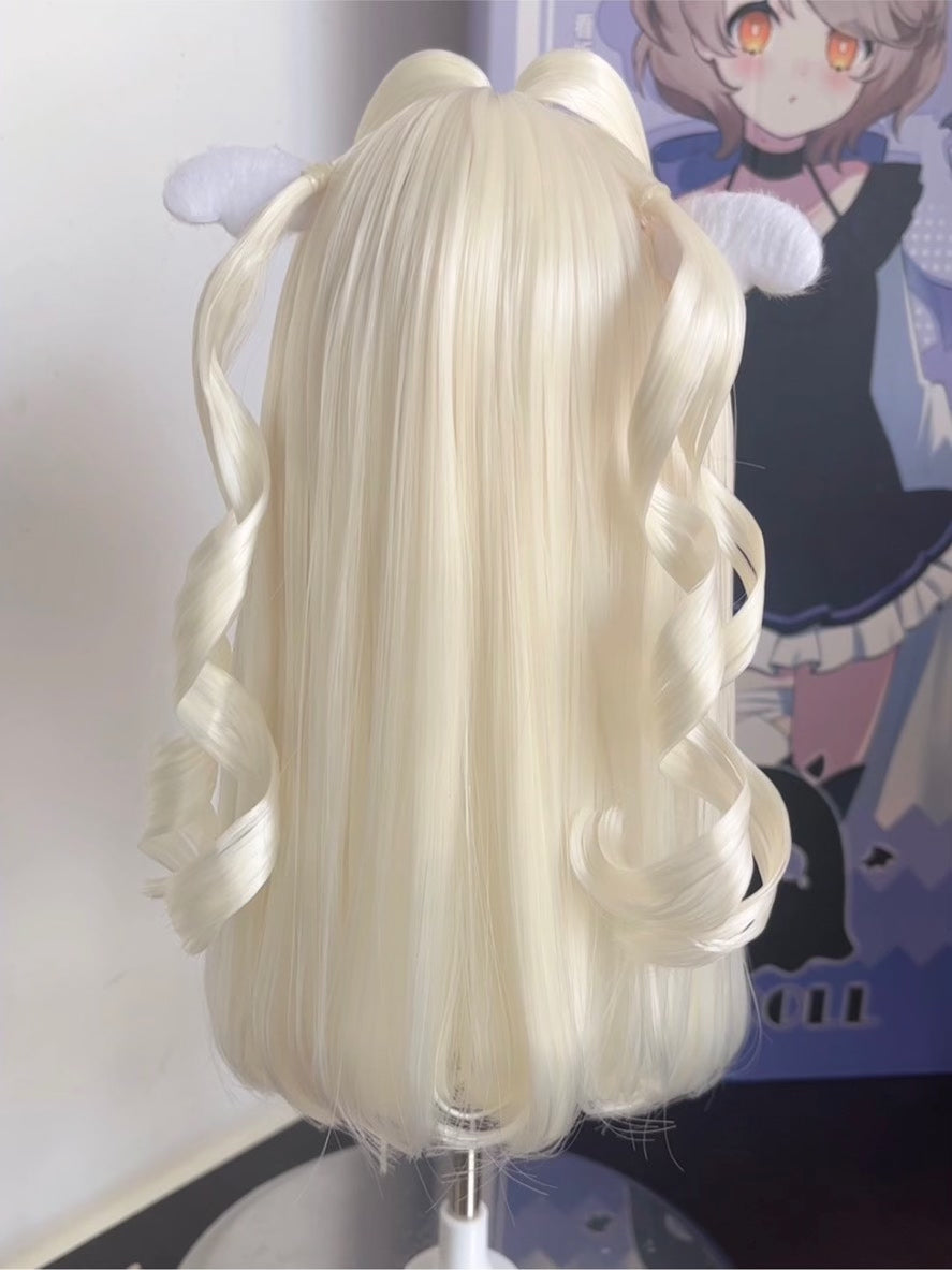 Anime Doll Wig Platinum Blonde