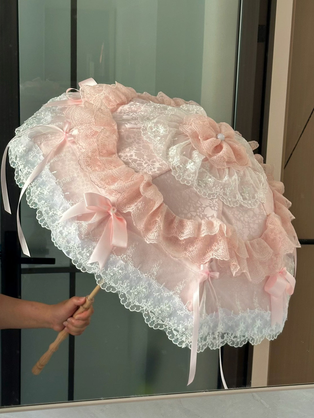 Cherry Blossom Pink Lolita Parasol
