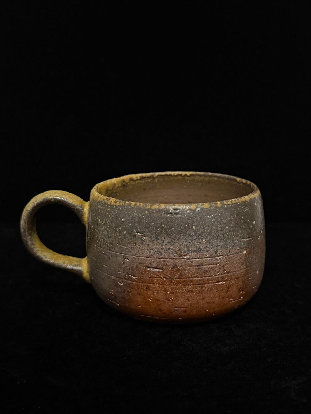 Wood-Fired Coarse Ceramic Coffee Cup 200ml